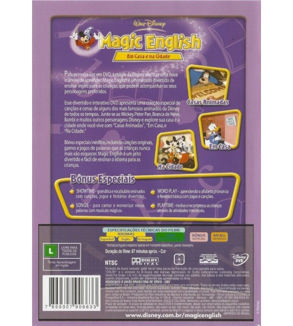 dvd curso ingles magic english 3 friends amigos - Comprar Cartazes