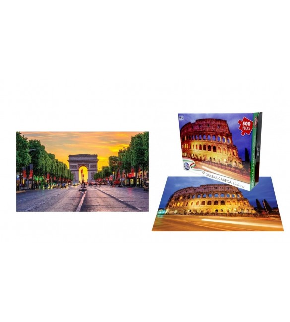 Quebra Cabeça Puzzle 500 Pçs Paris França