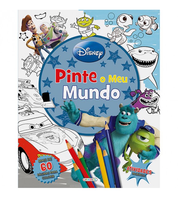 Livro colorir da disney misterio